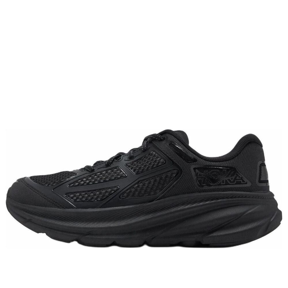 HOKA One One Clifton One9 Triple Black 1155370 BBNB Running Shoes Men's Size 12